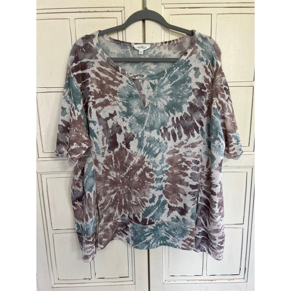 Hopely size small oversized knit sweater top